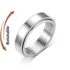 Stainless Steel Spinning Anxiety Ring