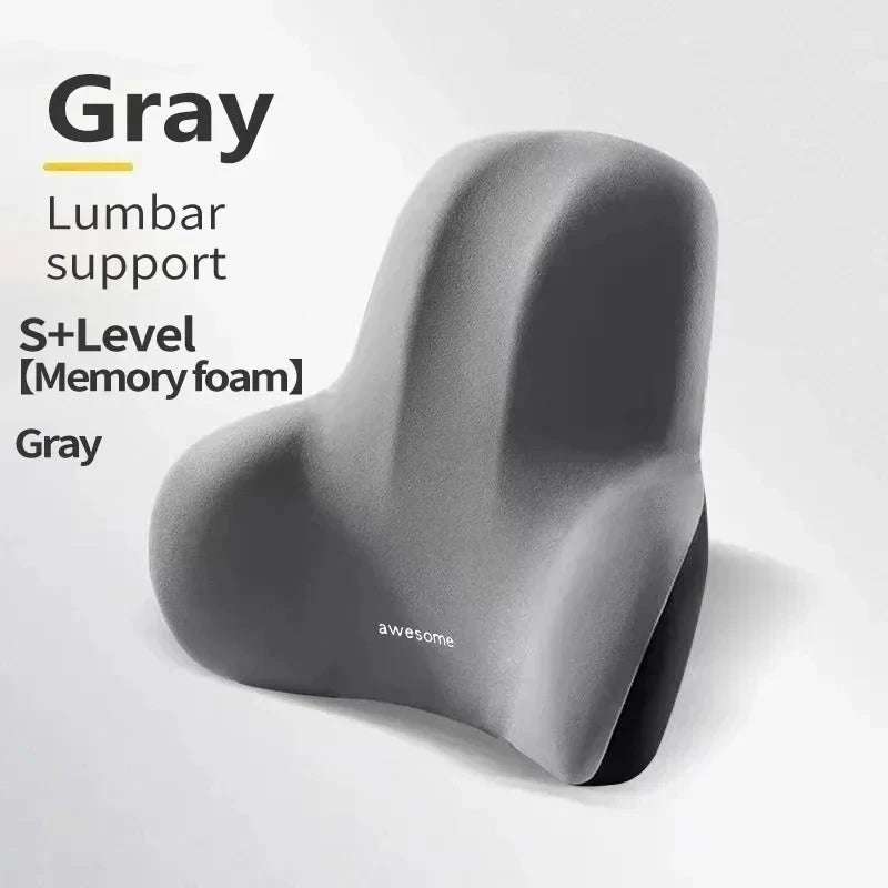 Contoured Memory Foam Lumbar Cushion