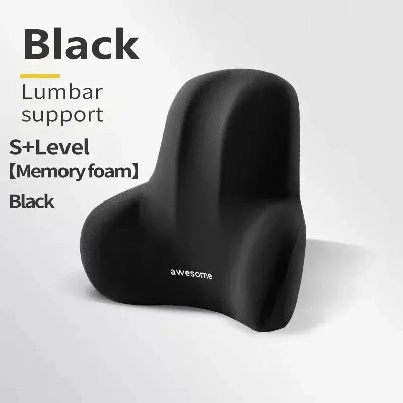 Contoured Memory Foam Lumbar Cushion