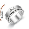 Stainless Steel Spinning Anxiety Ring