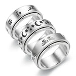 Stainless Steel Spinning Anxiety Ring