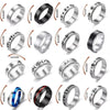 Stainless Steel Spinning Anxiety Ring
