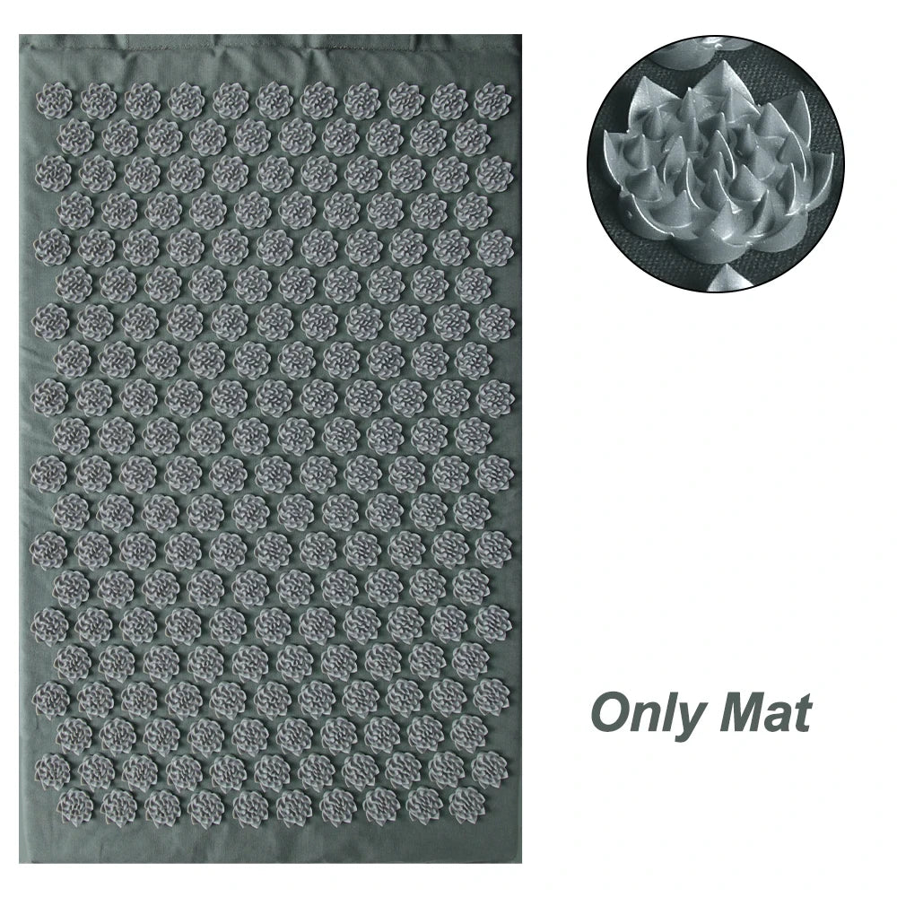 Acupressure Mat And Pillow Set