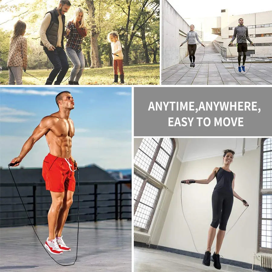 Adjustable Rapid Speed Jump Rope – VitalCore