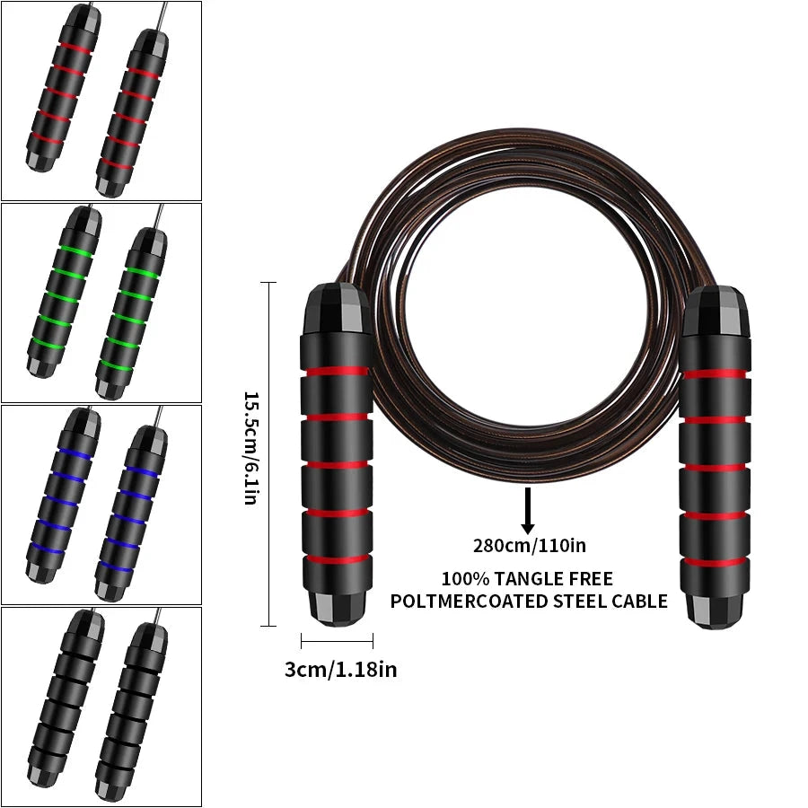 Adjustable Rapid Speed Jump Rope – VitalCore