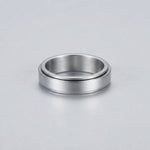 Stainless Steel Spinning Anxiety Ring
