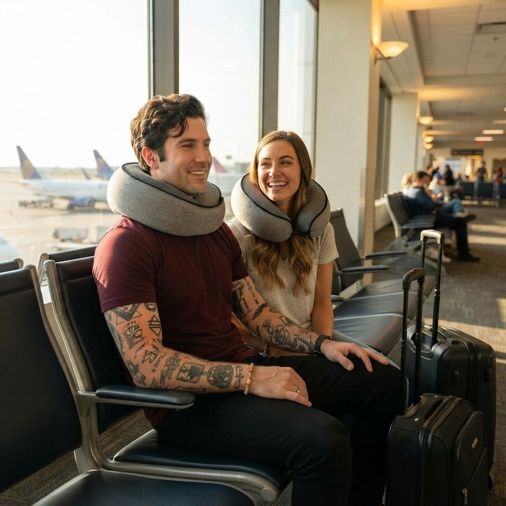U-Shaped Memory Foam Travel Pillow